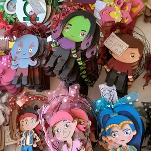 wood hand painted  ornaments