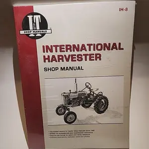 International Harvester Tractor Repair Manual IH-8