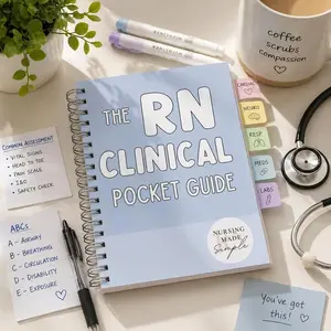 RN Clinical Pocket Guide | Nursing Student & New Nurse Must-Have