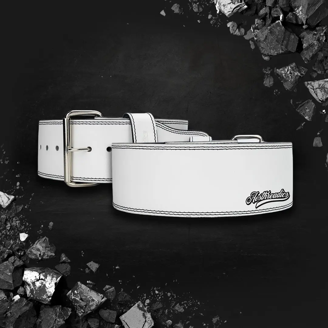 Customizable Standard White Power Belt