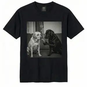 50+ Dog Breeds Comfort Colors Shirt | Funny Smoking Dogs Meme Tee | Dog Lover Aesthetic Graphic Shirt