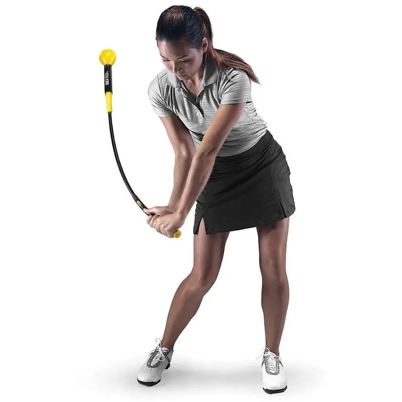 SKLZ Gold Flex 40 Ladies & Juniors Strength & Tempo Trainer, Core Muscle Workout Tool, Improves Swing, Promotes Flatter Swing Plane, Fits Easily in Golf Bag for Golf Course Use