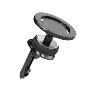 Strong magnetic car air outlet phone holder, Magsafe metal holder, car phone holder installation, 360-degree rotating dashboard phone holder, Suitable for Ford pickup trucks, Versa, and Toyota car interior accessories Vent Mount Suction Cup Mount