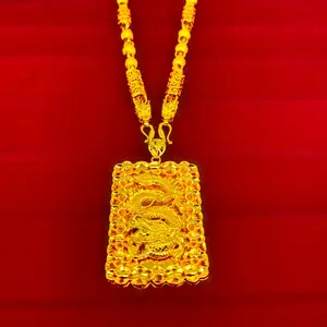 2026 Dragon Pendant Necklace for Men - Bold Copper Statement Jewelry, Masculine Style Accessory