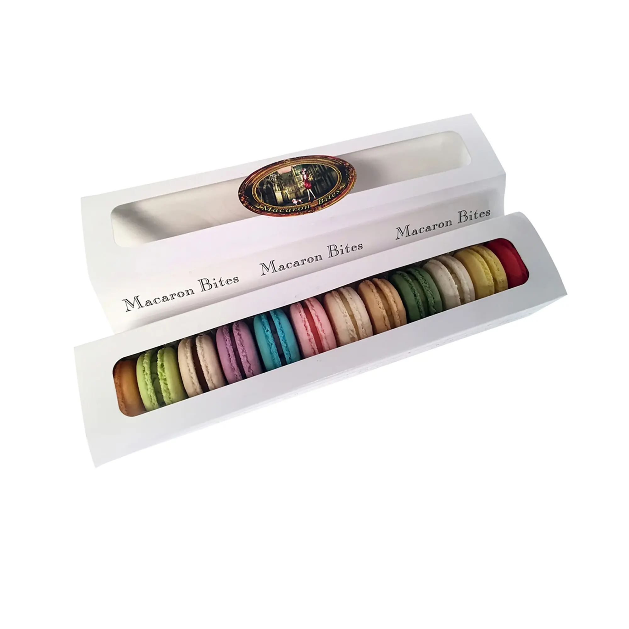 French Macarons - Macaron Bites Assorted Macarons, 12 Count Snack