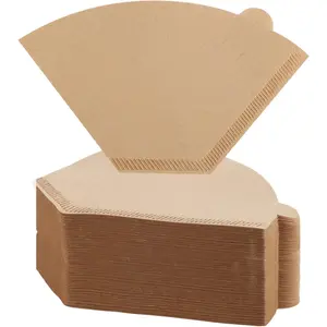 200 Count Coffee Filter #2, 2 Coffee Filters Cone Unbleached Disposable Coffee Filters 2 Cone Paper Fits for Drip and Compatible with Pour Over Coffee Maker(2-6 Cup)