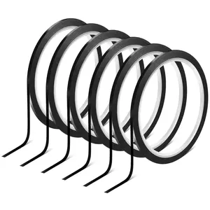 6 Rolls 1/8 Whiteboard Tape - Thin Dry Erase for Art, Charts & Whiteboards - Pinstripe Paper Tape, 108 Feet per Roll GAQWOK
