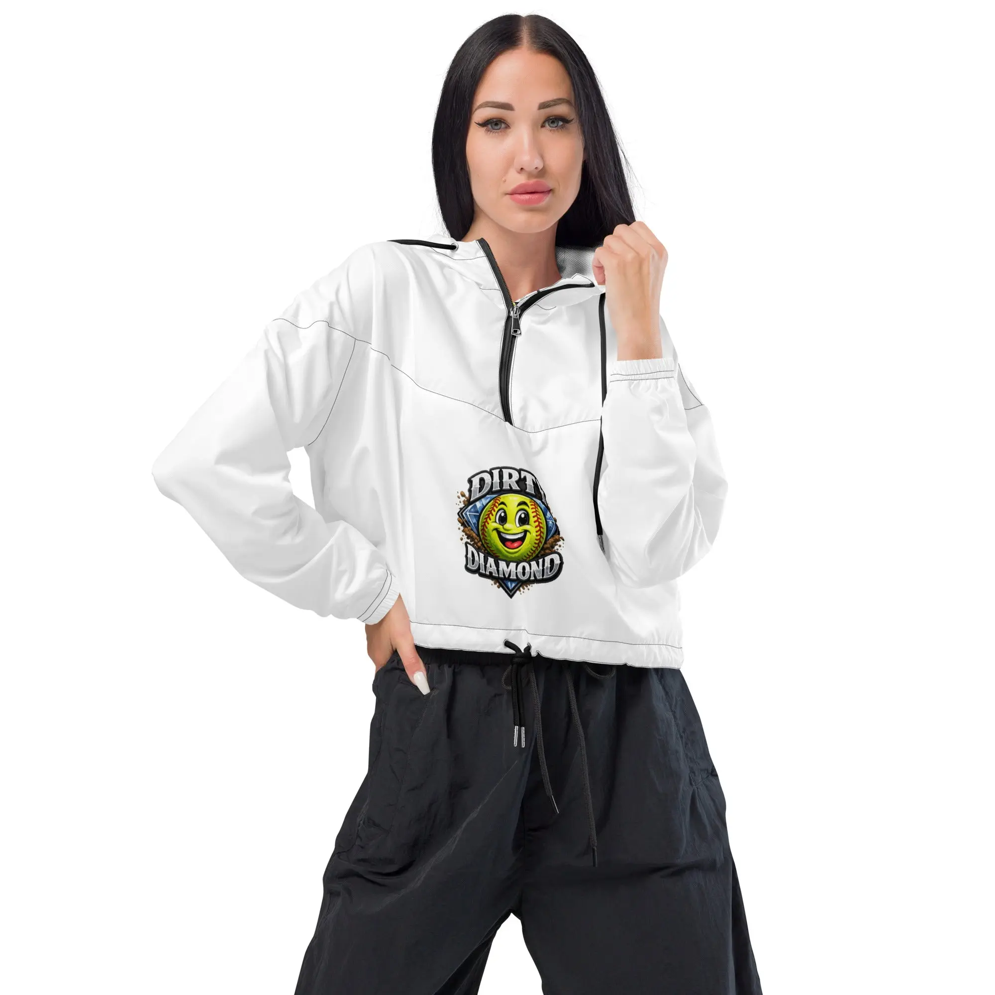 Softball Crop Windbreaker