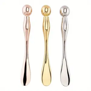 3pcs Eye Cream Applicator Zinc Alloy Cosmetic Eye Cream Scoop Eye Beauty Eye Massage Stick Facial Care Tools
