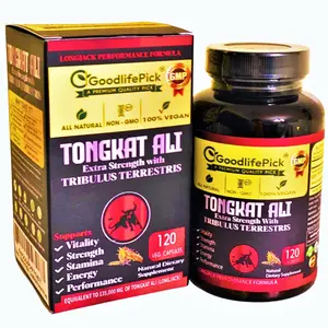 TonkatAli with Terrestris.Ultimate Due for Max Benefi.  All Natural NonGMO Vegan Supplement Supplement