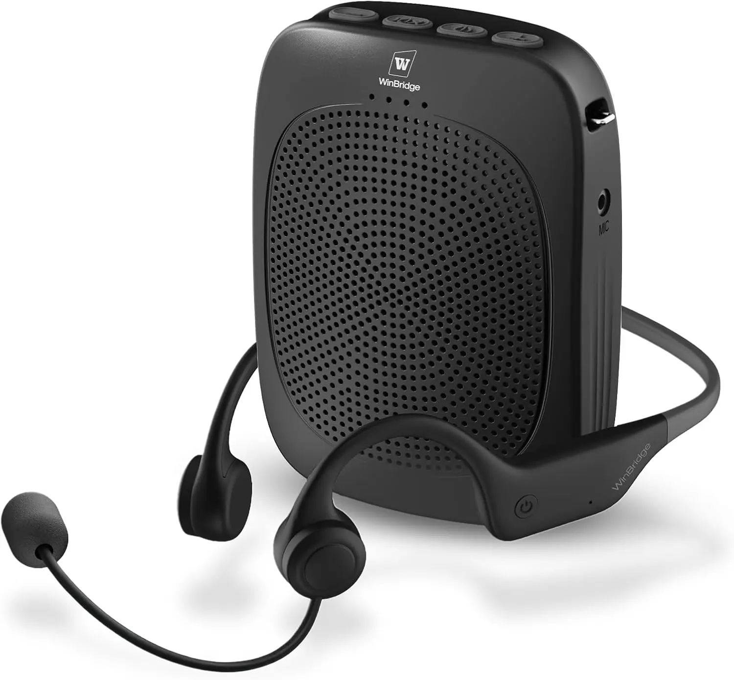 Voice Amplifier with  Earhook Microphone, Microphone with Speaker Combo,Mini Megaphone with  Amplifier Headset,Portable PA System,Classroom Microphone for Teachers
