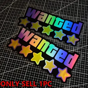 1PC Personalised Limited Edition Waterproof Car Stickers Window Bumper Decorative Stickers, Vinyl Waterproof Decals, for Cars, Trucks, Motorbikes, Helmets, Laptops, Cool Car Decoration, Car Vehicle Decoration