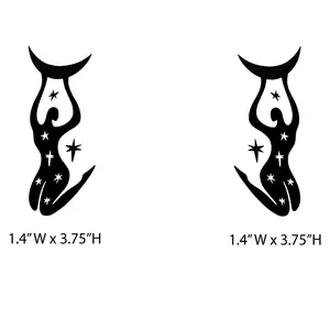 The Sisterhood Collection "Aurora"  Silkscreen Reusable Adhesive Stencil