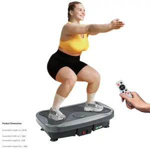Vibration Plate Fitness Platform, Whole Body Exercise Machine with 120 Speed Levels, Lymphatic Drainage, Waver Vibration Plate for Home Fitness