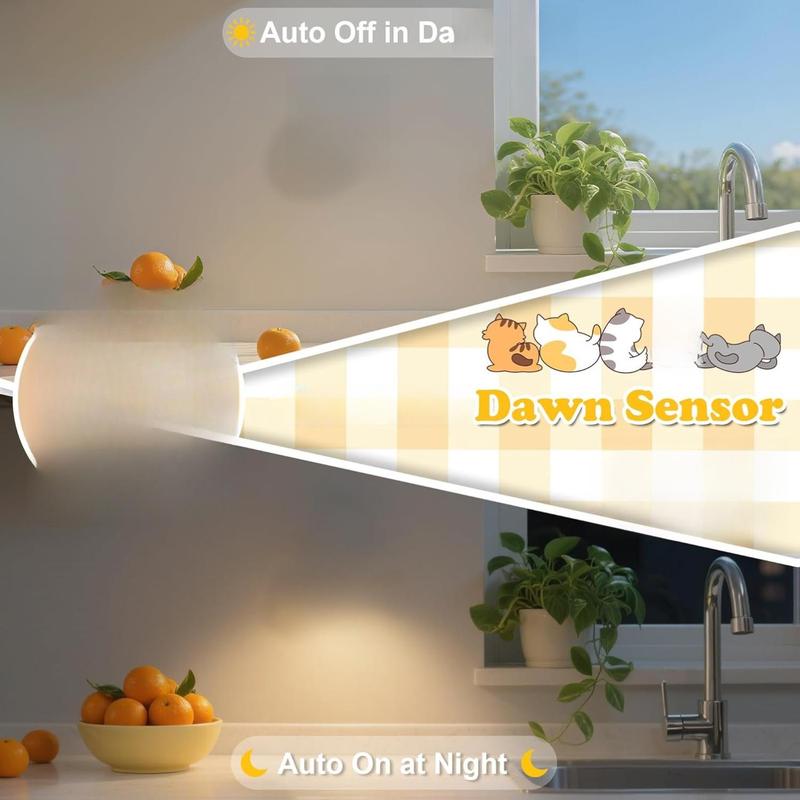 [New deal] - Cat Motion  Night Light, Cute Cat Magnetic LED Rechargeable Lamp with Dimmable, Portable Room Bedroom Bathroom Kitchen Wardrobe Stair Locker Wall Decor Lamp for Kid Teen(White x 2)