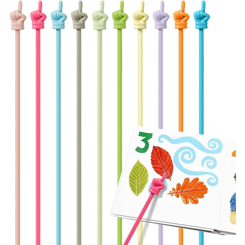 10 count Finger Pointer for Classroom, Reading Pointers for , Hand Pointing Stick, Teaching Finger Class Pointer for Teachers, Classroom Teacher  Haves Supplies Essentials