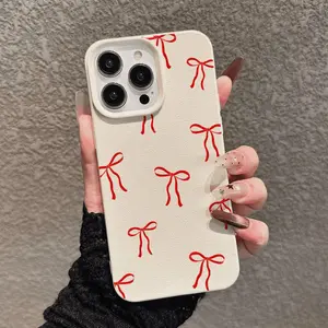 Butterfly Knot Design, Matte All-Over Anti-Drop Tpu Phone Case for iPhone 11 12 13 14 15 16 17 Pro Max 17 Pro Air