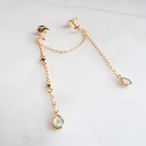 Starfall Double Piercing Earring