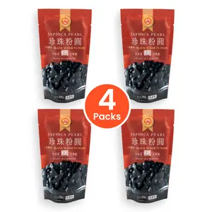 WuFuYan Tapioca Pearls, Boba Pearls, Boba Tea Pearls, Black Sugar Flavor, Ready in 3 Minutes, 250g