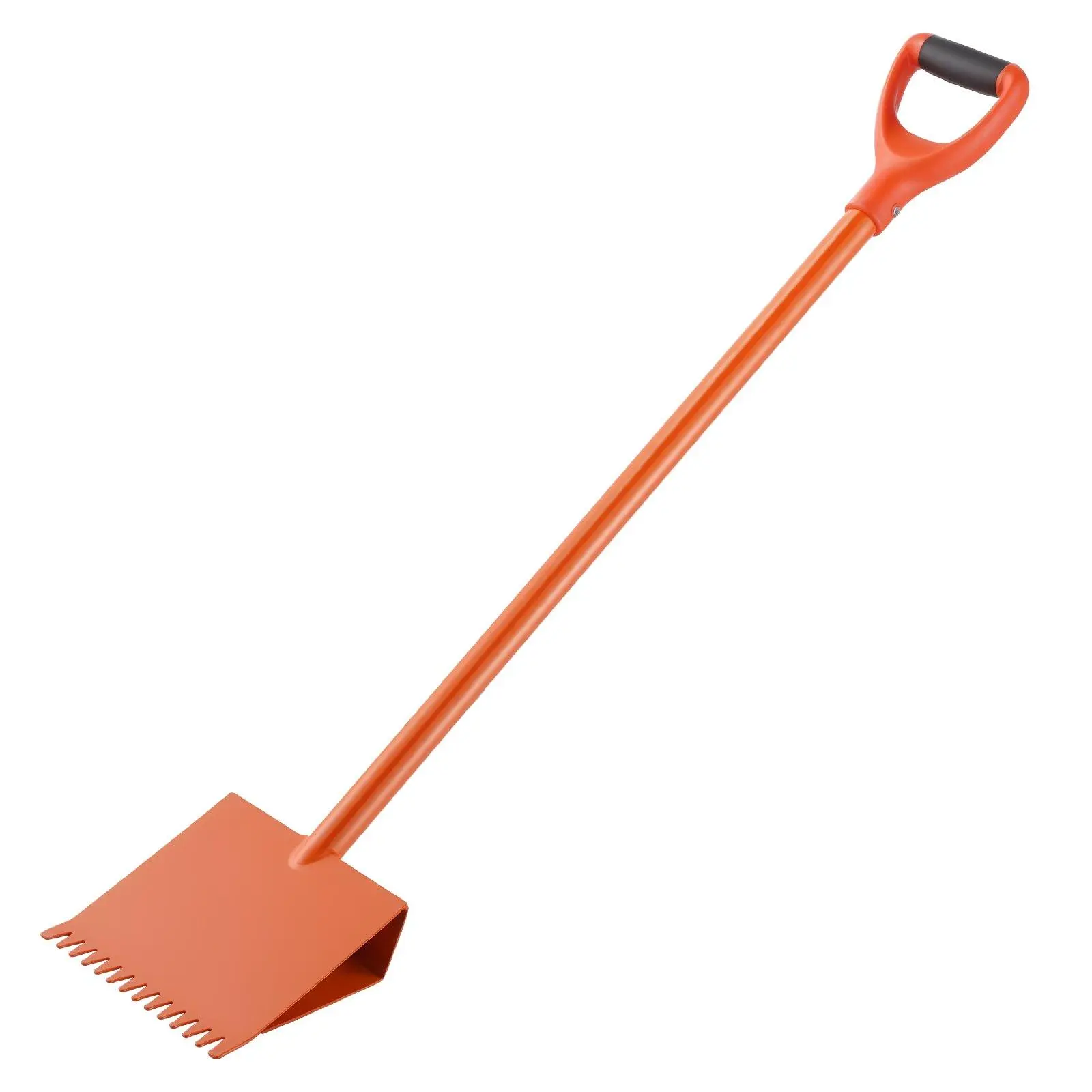 2-Piece Shingle Shovels with D-Grip Handles, Heat-Treated 45# High Hardness Steel Roof Rippers, 0.1in Thick 8-Inch Wide Blades, PP Soft-Coat Weather-Resistant Tools for Commercial Roofing, Nail Tearing, 88.18 lbs, Shingle Shovel, 2-Pieces