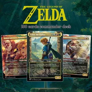 The Legend of Zelda Proxy Commander Deck 100+ Cards | Fantasy Collector Deck | Ready to Play Strategy Deck | Unique Gift