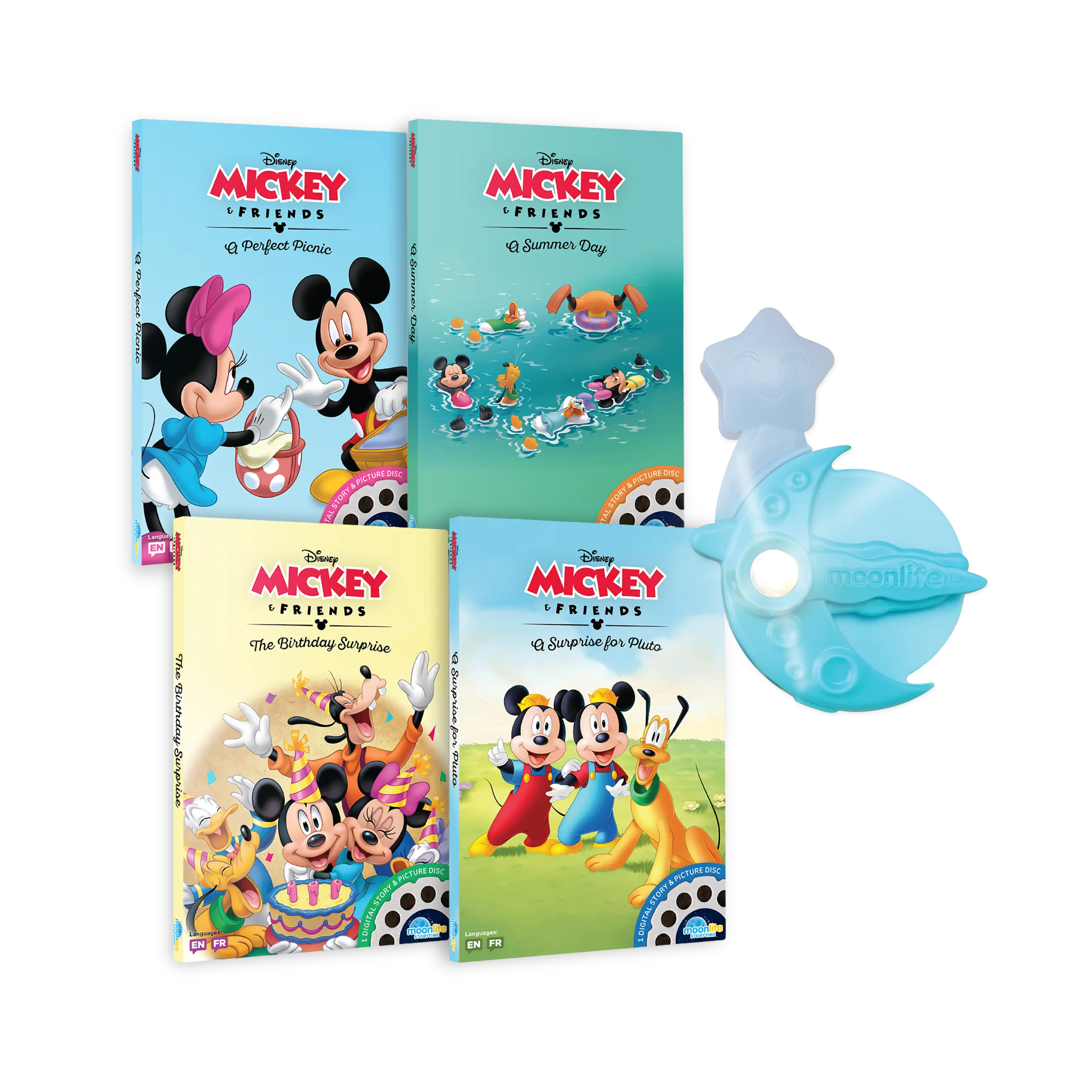 Disney Mickey & Friends 4-Story Starter Pack with Projector