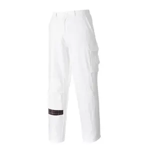 Painters pants,White, Trouser, Basic, Minimalist Comfort, Menswear,  Man ,Pocket Plain
