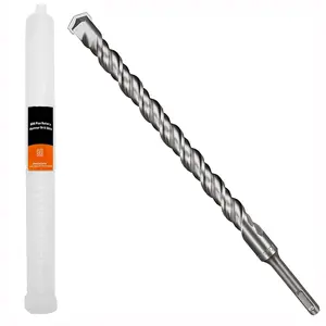 SDS Plus Rotary Hammer Drill Bit 5/8" x 12"Concrete Masonry Drill Bits for Brick, Cement & Stone - Durable Alloy Tip,  Drilling