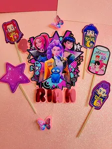 Cke topper custom kpop, decorating for cake. Send mesage with the name and age