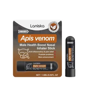 Laniska Men's Nasal Inhaler, Men's Daily Clean Nose To Relieve Discomfort Maintenance Portable Nasal Inhaler