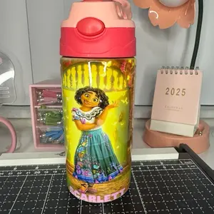 Encanto 12 oz Tumbler - Reusable Water Bottle, Portable & Washable Design, Ideal for Drinking - Mug, Drinkware, Bottled, Water Bottles, Cup