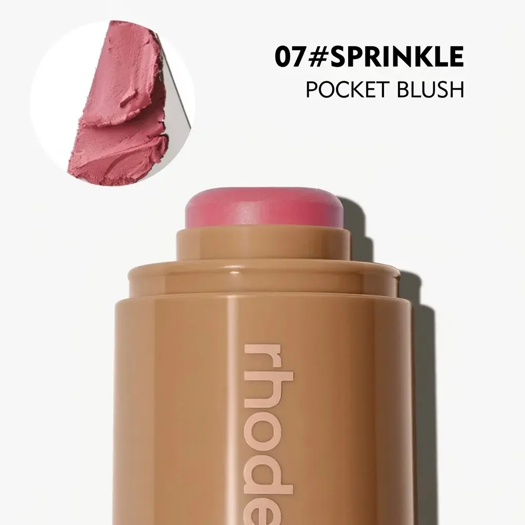 rhode Cream Blush Stick for Cheeks & Lips, Buildable Natural Flush, Lightweight Blendable Blush, Everyday Makeup pink blush