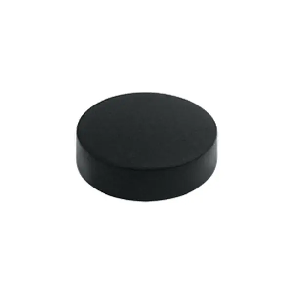 1 in. Diameter Solid Black Screw Cover, Brass, Corrosion-Proof for Bath, Kitchen Furniture Hardware, 1 Year Finish