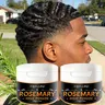 Men's Rosemary Wave Pomade for 360 Waves, Strong Hold Hair Styling Pomade, Long-Lasting Non-Stiff Non-Greasy Formula for Defined 3D Shiny Waves, Long Lasting Gel