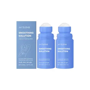 Smoothing Solution Roller, 2 Counts/set Gentle Cleaning Relief Underarm Roller, Moisturizing Hydrating Centella Asiatica Licorice Body Care Skin Care Product for Women & Men, Moisturizer