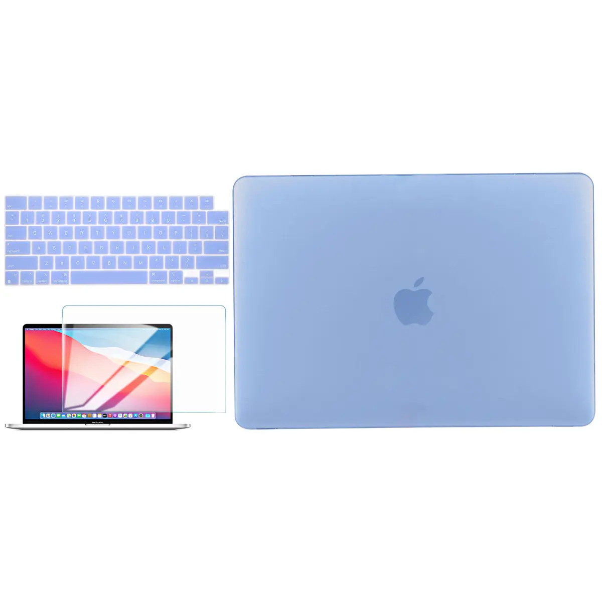 Techprotectus Colorlife Hardshell Case for Apple 16" MacBook Pro 2021, Serenity Blue