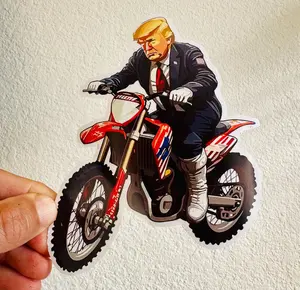 250th Anniversary Motocross Bike Patriotic Sticker USA MX Vinyl Decal