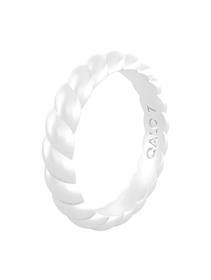Women's Metallic Twist Stackable 100% Silicone Ring - Everyday Female Fashion Accessory, Costume Jewelry, 100% Silicone Rings, Ring Stack, Stackable Rings
