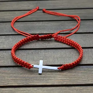 Yarn Cross Bracelet - Fashion Accessory