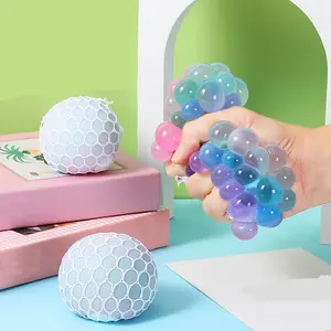 Creative Grape Ball Squeeze Toy, 1 Count Colorful Grape Ball Squeeze Toy, Stress Relief Toy for Kids & Adults