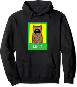Lefty - Fun Dog Best Friend Man Woman Boy Girl Family Member Pullover Hoodie - Jaredsab Shop 73B09SYJ6HHF
