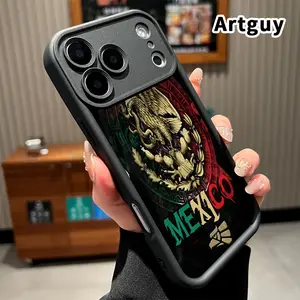 Phone Case for iPhone 17 Pro Max 16 Plus 15 14 13 12 11 Air E Eagle And Snake Shockproof Silicone TPU Bumper Drop Protection Soft Cover