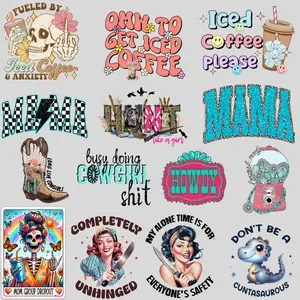 Variety Pack of 10 3-4 inches UV DTF images!