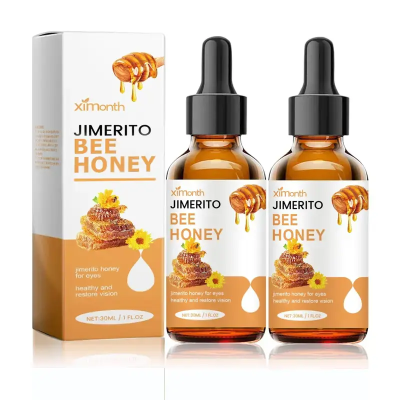 Jimerito Honey Eye Drops Moisturizing Honey Eye Drops Refreshing Soothing for Dry Astringent Eyes Natural Ingredients Fast Acting Daily Use 30mL Moisturizer Moisture Hydrate Hydrating Eyedrops mothersdaygift Summer Vibes