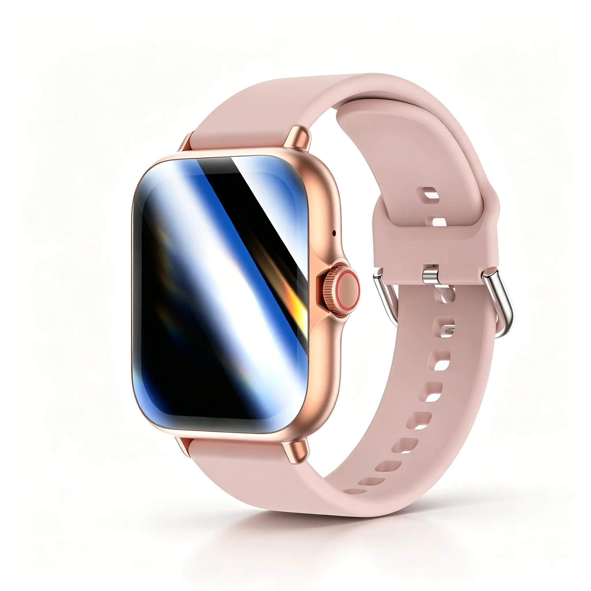 Smart Watch with Bluetooth, Hands-Free Calling, Camera Control, Music Control, Real-Time Weather Forecast, Multi-Sport Modes, iOS/Android Compatibility