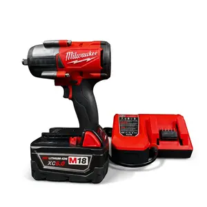 Milwaukee 1000N 1/2″ Drive Impact Wrench for Heavy Duty Automotive & Construction Tasks, Designed for Removing Lug Nuts and Rusted Bolts, Featuring 1000N·m Max Torque with Dual-Speed Modes (0-3200/4000/min)