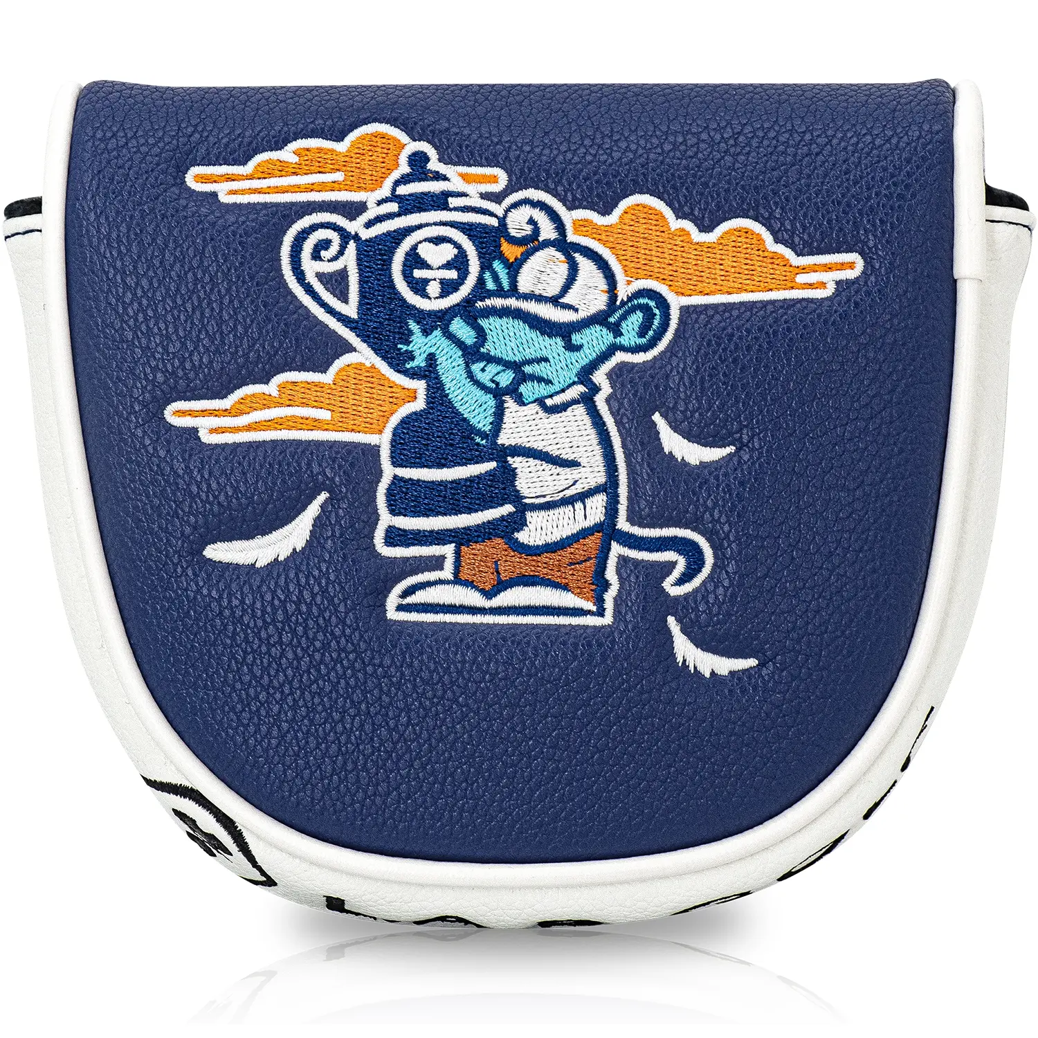 Df3 Putter Golf Club Head Cover, Magnetic Closure Scratch Resistant PU Case, Fluffy Lining, Cute Cartoon Design, Golf Accessories, Golf Gear, Golf Supply, Compatible with Df3 Putter Model