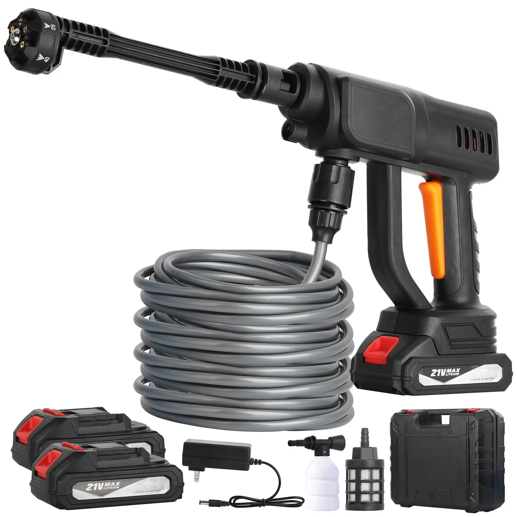 Cordless Pressure Washer Battery Powered; 990 PSI Cordless Power Washer  with 4.0Ah Battery&Charger & 6-in-1 Nozzle; Portable Power Washer Cordless  for Home; Battery Pressure Washer for Car Wash, Yard - TikTok Shop