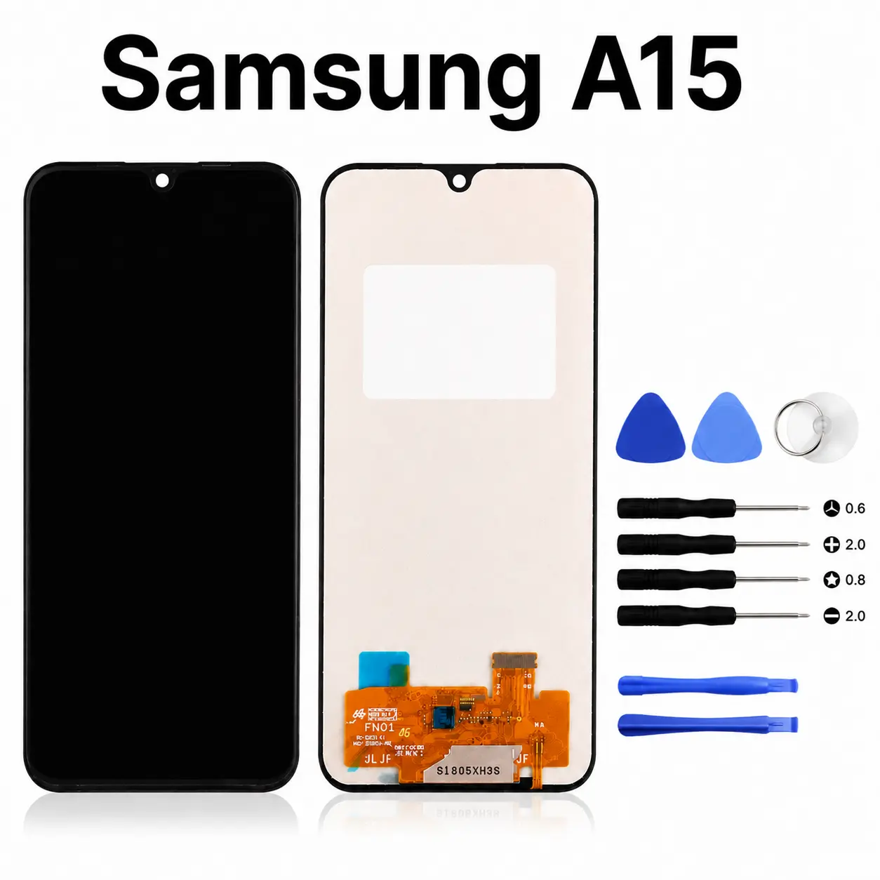 For Samsung Galaxy A15 4G/A15 5G Incell LCD Display Touch Screen Frame Assembly