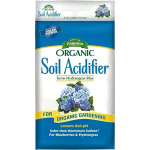 Espoma Organic Soil Acidifier Soil Amendment; Lowers Soil pH and Turns Hydrangeas Blue! Contains Elemental Sulfur & can be Used for Organic Gardening 30 lb. Bag - Pack of 1